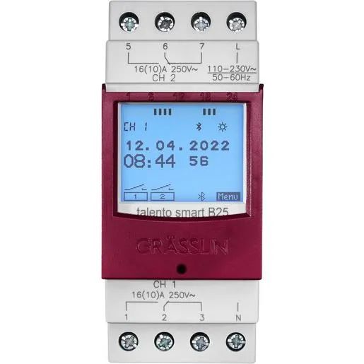 Grässlin VERTEILERSCHALTUHR BLUET. 4.0 / GRÄSSL TALENTO SMART B25 430200021