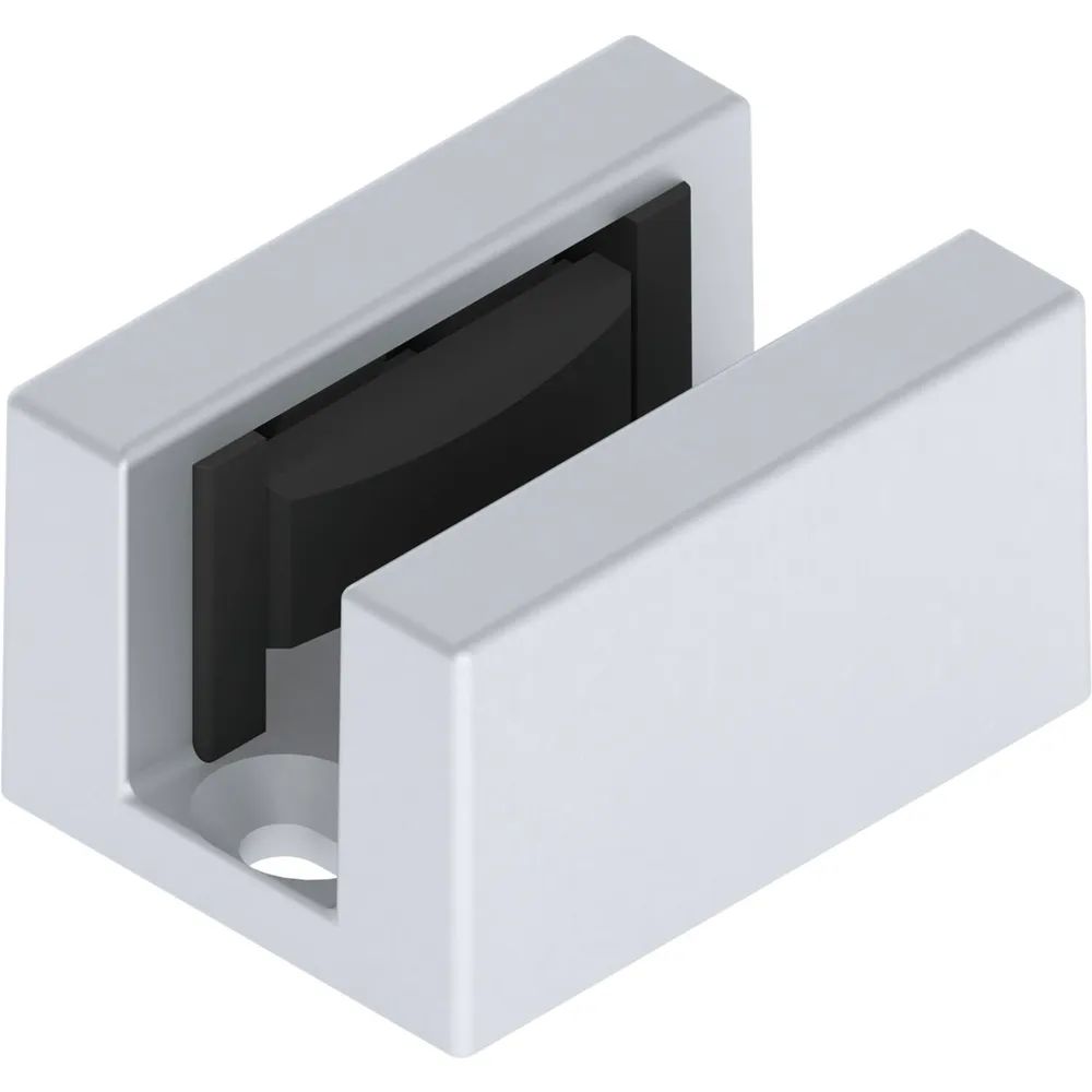 HELM Bodenführung SmartGuide G spielfrei für Glas 8-12,76 mm silber
