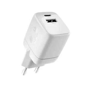 Fresh 'n Rebel Wall Charger USB-C und USB-A, PD 30 W, Ice Grey