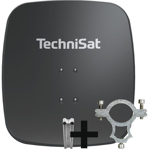 SAT-SPIEGEL 65CM+AZ+SCHELLE / TECHNI 2365/1444 65 GRAU 2365/1444 Open-Box