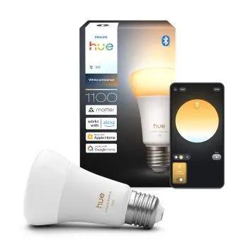 Philips Hue LED-Lampe "White Ambiance", E27, A60, 1100