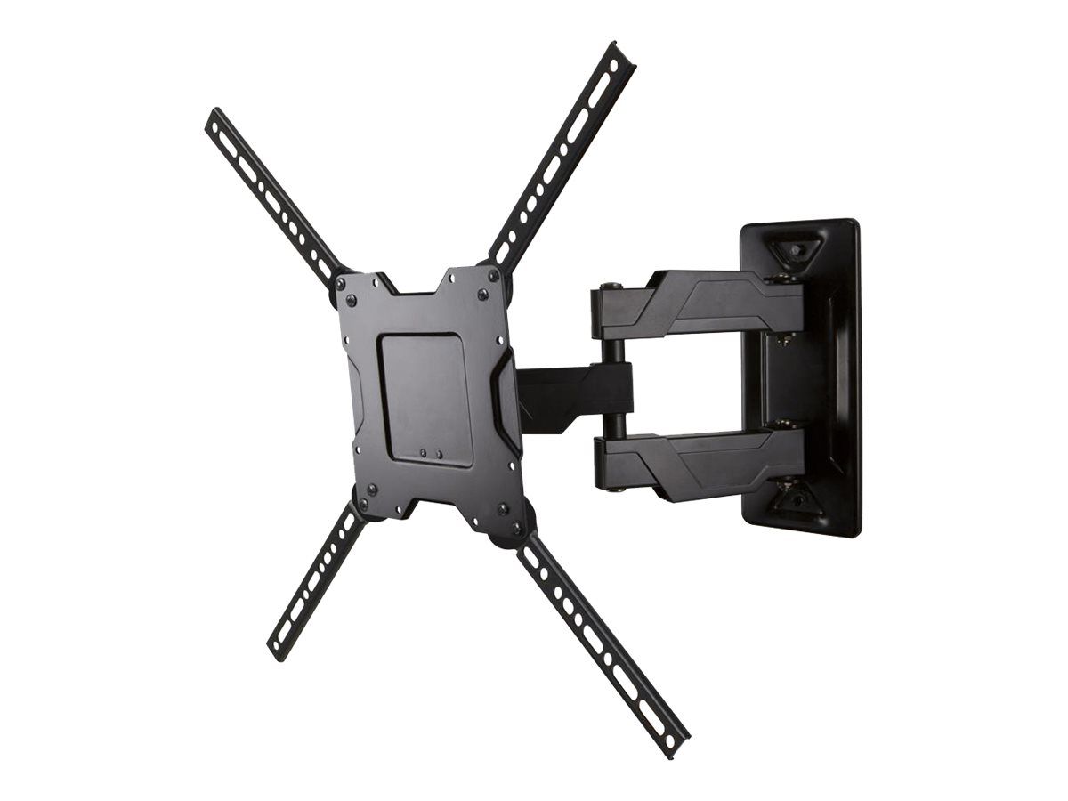 Ergotron Neo-Flex - Befestigungskit (Wandplatte, Tragarm, Monitorplatte, Kabelführungskomponenten, 4 Spinnenadapter) - stark belastbar - für Flachbildschirm - stranggepresstes Aluminium - Schwarz - Bildschirmgröße: 81.3-160 cm (32"-63")