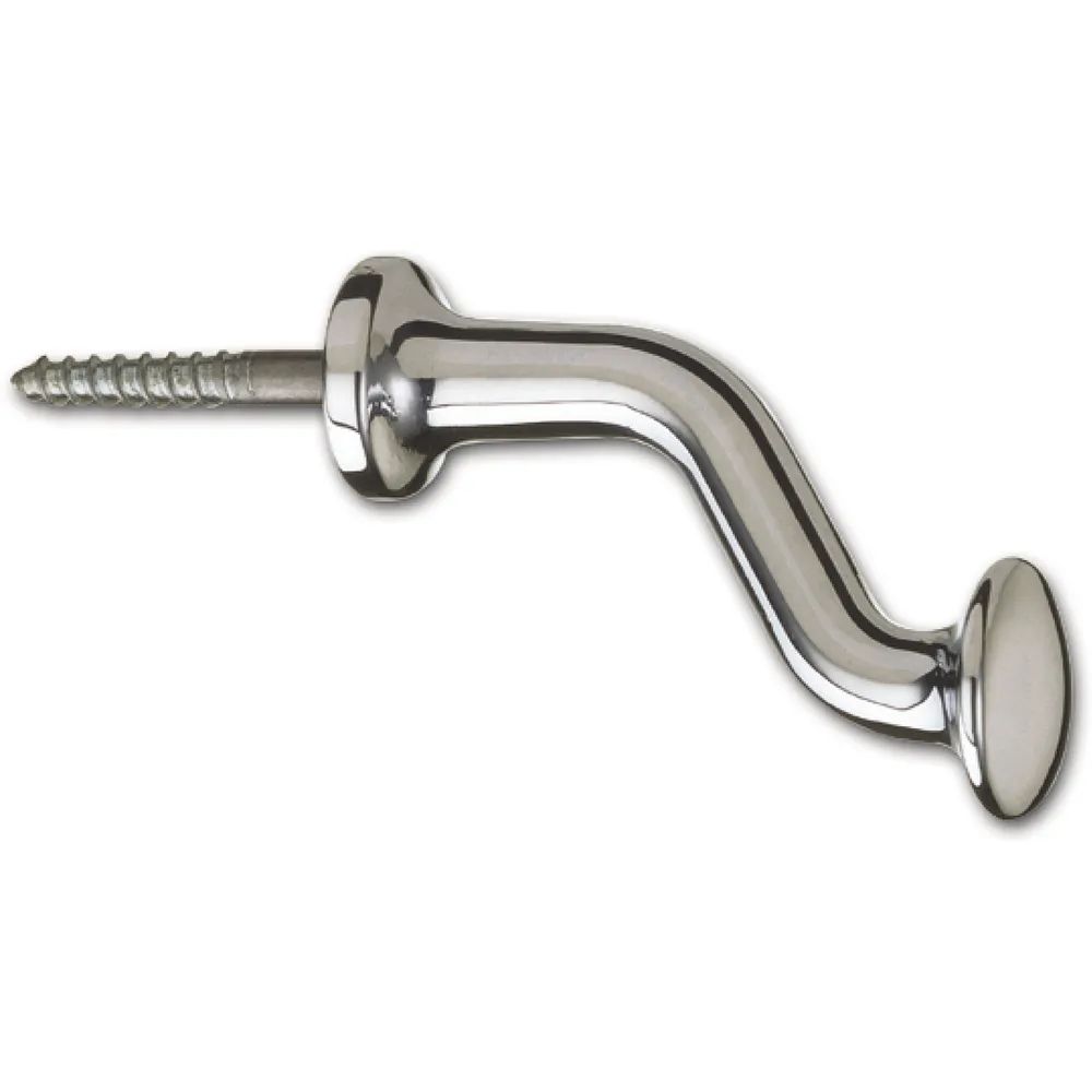 Grundmann Fensterschutzkopf zum Einschrauben, 75 mm, Aluminium poliert