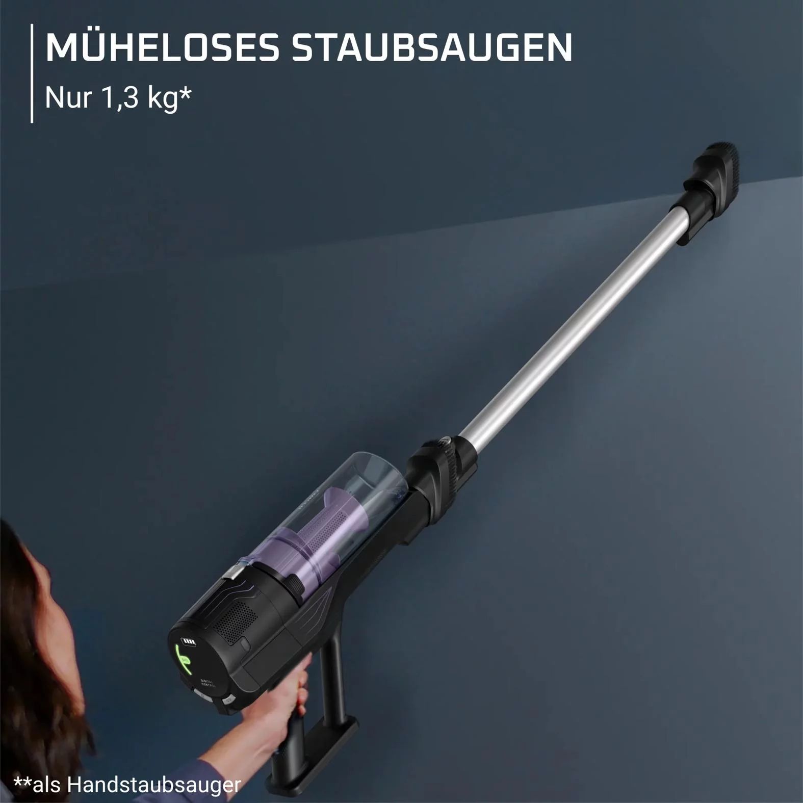 Rowenta RH5A31 Akku-Staubsauger X-PERT 5.80 - Purpur/Alu