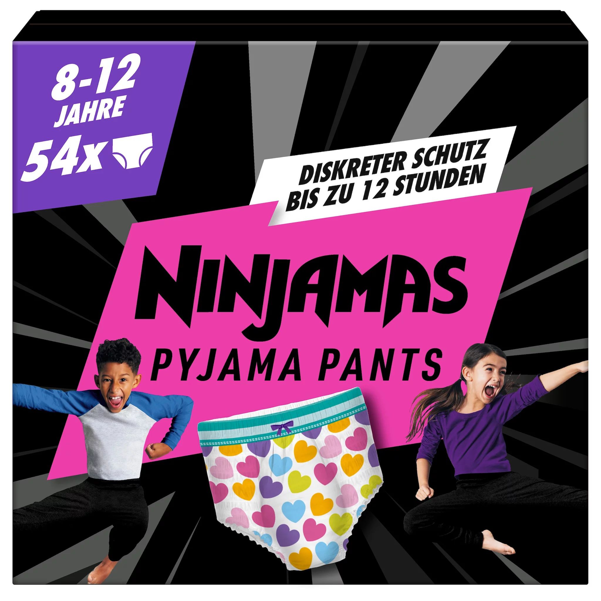 Ninjamas Herzchen für Mädchen 8-12 Jahre 