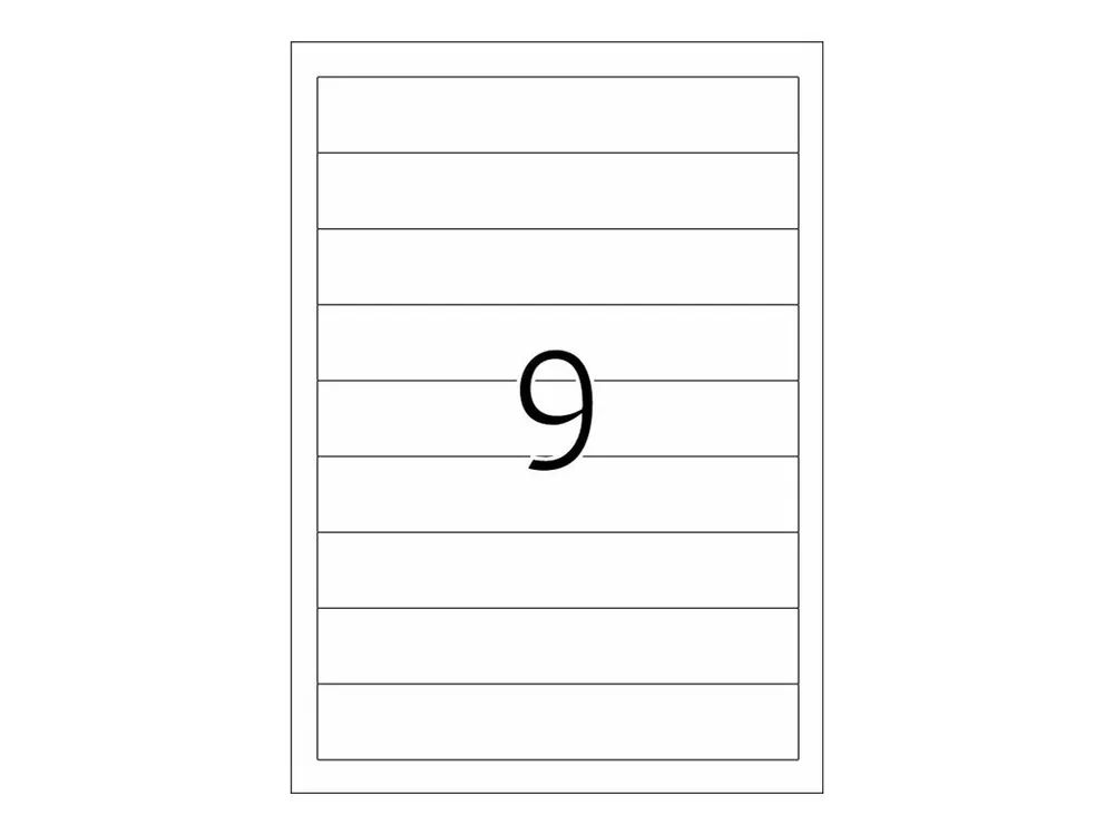 HERMA Special - Karton - nicht klebend - beschichtet - perforiert - weiß - 30 x 190 mm 225 Etikett(en) (25 Bogen x 9)