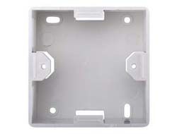 DIGITUS Aufputzrahmen für Keystone Leerdosen 80x80 mm, Deutscher Typ
