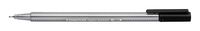 STAEDTLER Fineliner triplus schwarz 4er-Set retail
