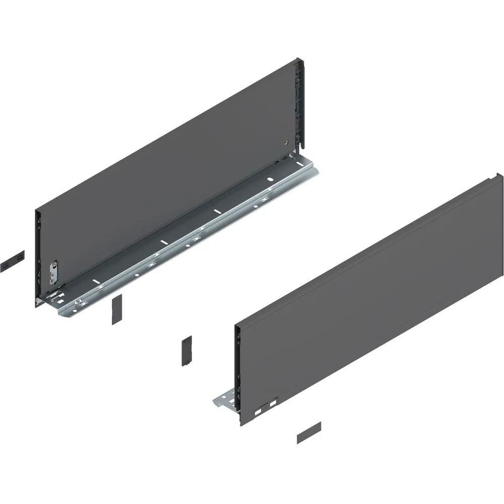 BLUM LEGRABOX pure Zarge Höhe C, NL 550, Oriongrau-matt