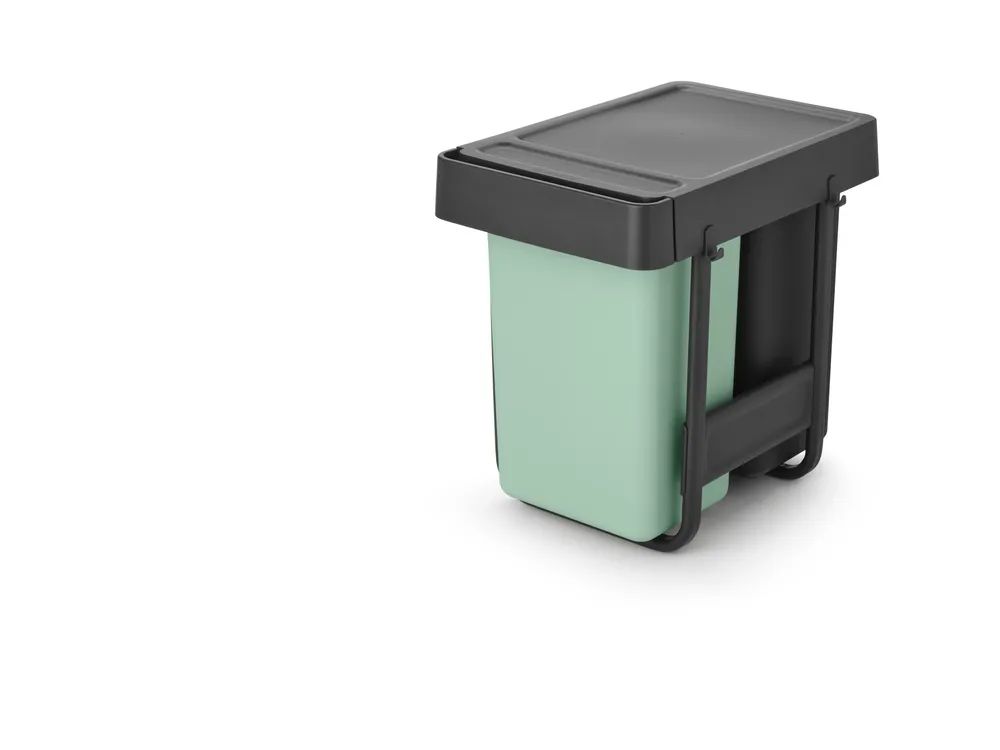 Brabantia Sort&Go Einbaumülleimer, 2 x 15l - Dark Grey