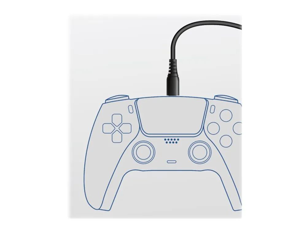 Trust GXT 226 - Gaming Controllerkabel - PlayStation 5 - Schwarz - USB - USB Typ-A auf USB Typ-C - 3 m