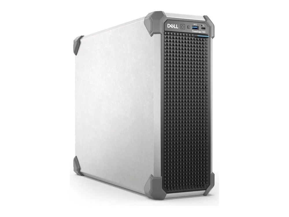 Dell PowerEdge T160 - Server - Compact Tower - 1-Weg - 1 x Xeon 6315P / 2.8 GHz - RAM 16 GB - HDD 2 TB - G200eW - 1GbE - kein Betriebssystem - Monitor: keiner - Schwarz - BTP - Dell Smart Selection, Dell Smart Value - mit 3 Jahre Basis Vor-Ort (DE - 