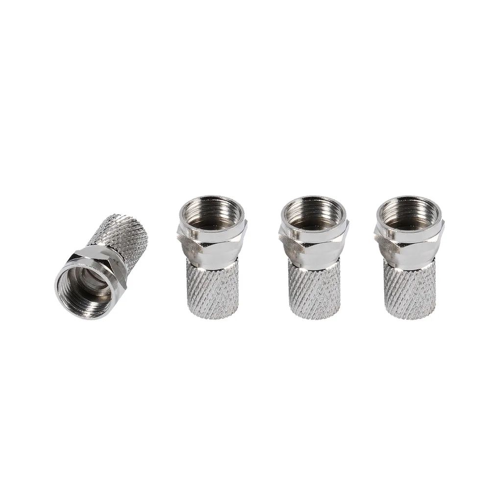 VIVANCO F Stecker, 7 mm, 4 Stk.