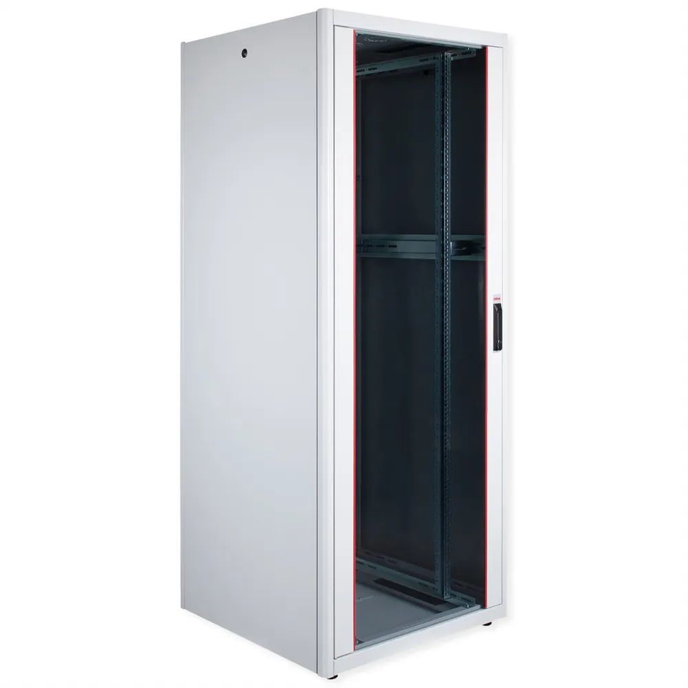 ROLINE Pro - Schrank Netzwerkschrank - mit Glastür, 800 x 800 mm (B x T)