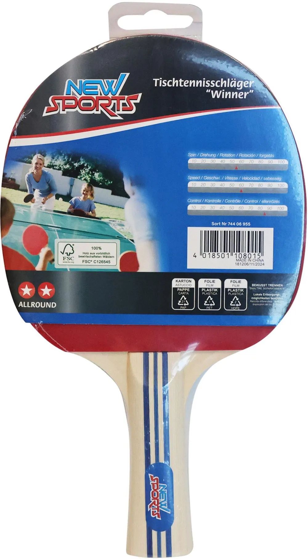 VEDES Großhandel GmbH - Ware NSP TT Schläger Winner