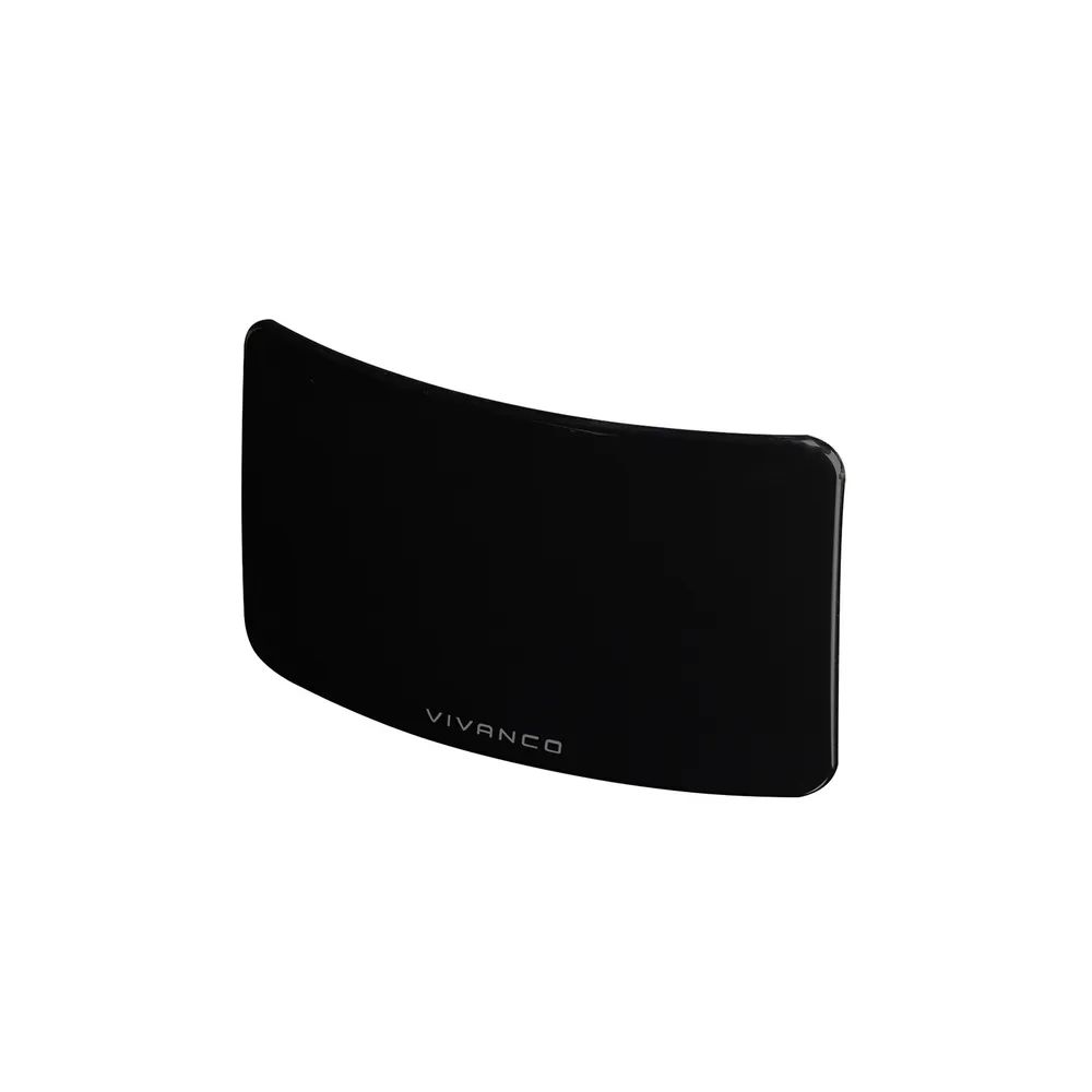 VIVANCO Curved Antenne, Full HD, aktiv, für TV und Radio, 15km Reichweite