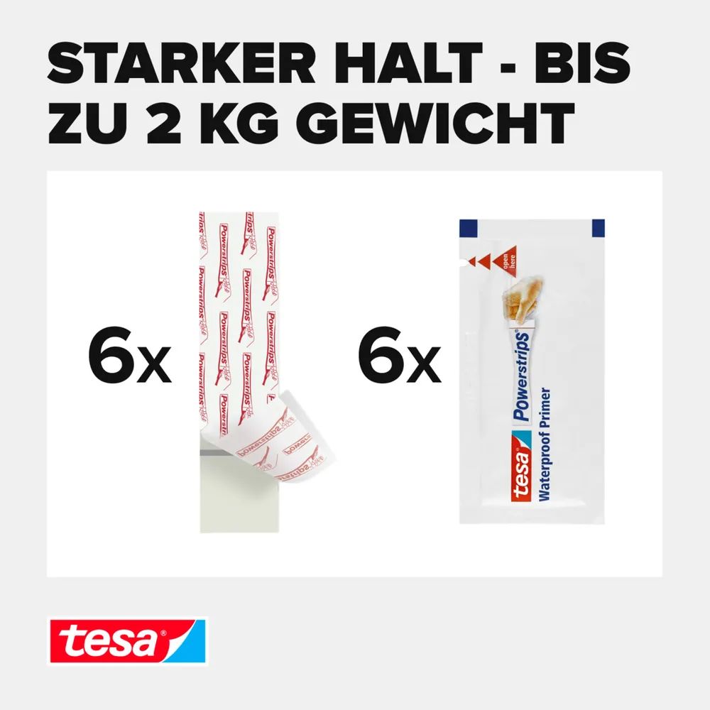 Tesa Powerstrips Waterproof Strips