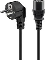 Goobay 59566 - 1,8 m - Netzstecker Typ F - C13-Koppler - H05VV-F3G - 250 V