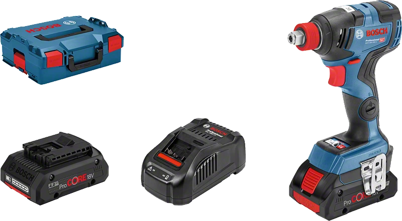 Bosch Professional GDX 18V-200 C, 2x4.0Ah ProCORE1