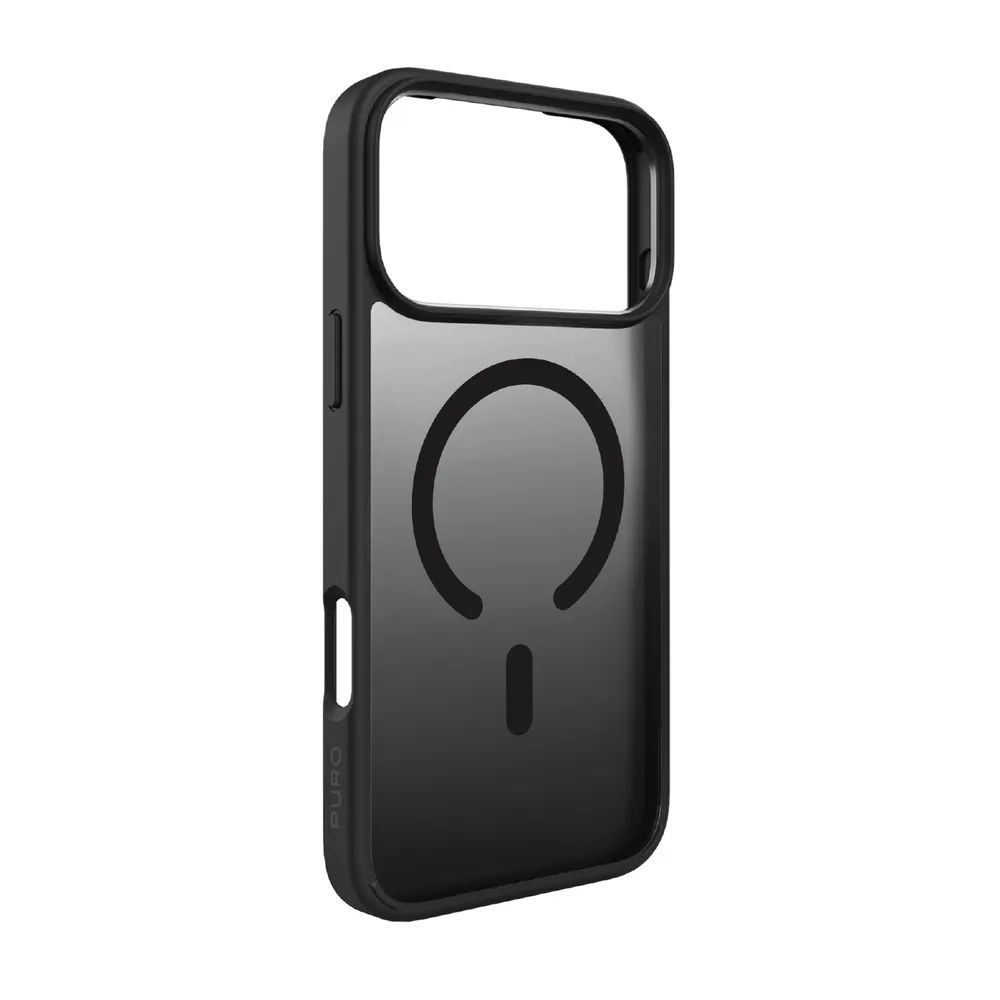 PURO GRADIENT MagSafe kompatibles Cover für iPhone 17 PRO MAX, schwarz