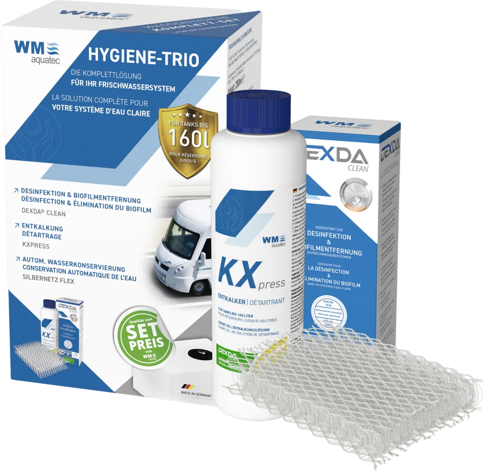 WMaquatec Hygiene-Trio bis 160 l Tankgröße