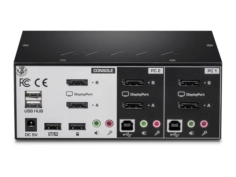 TRENDnet TK-240DP - KVM-/Audio-/USB-Switch - 2 x KVM/Audio/USB