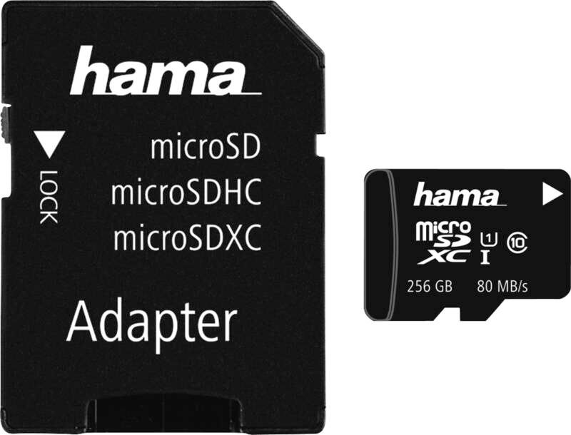 Hama 124171 mSDXC 256GB C10 UI V10 80MB/s +A/M