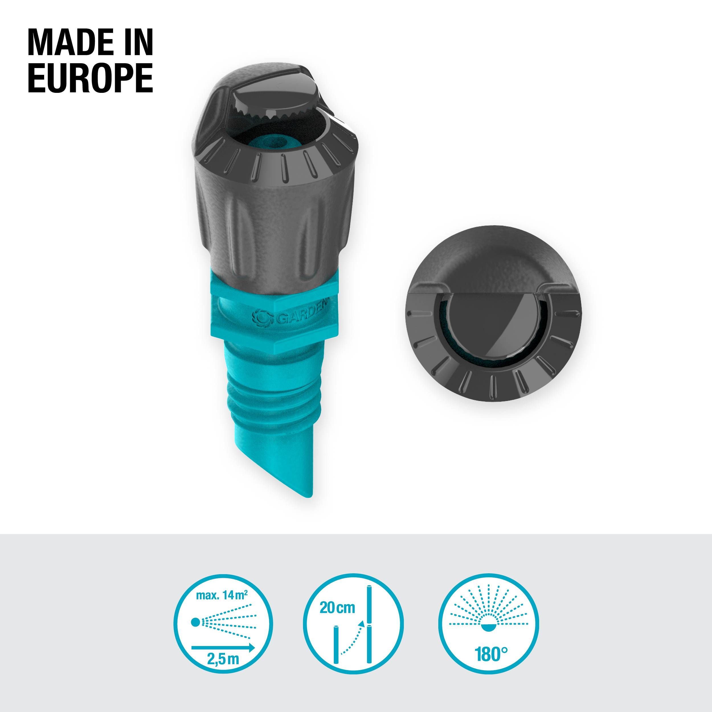 Gardena Micro-Drip-System Sprühdüse 180 Grad - Inhalt: 5 Stück