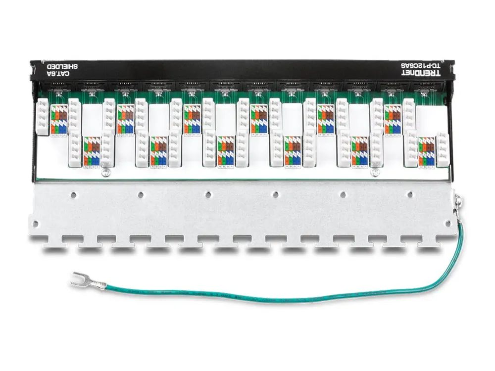 TRENDnet TC-P12C6AS - Patch Panel - geeignet für Wandmontage