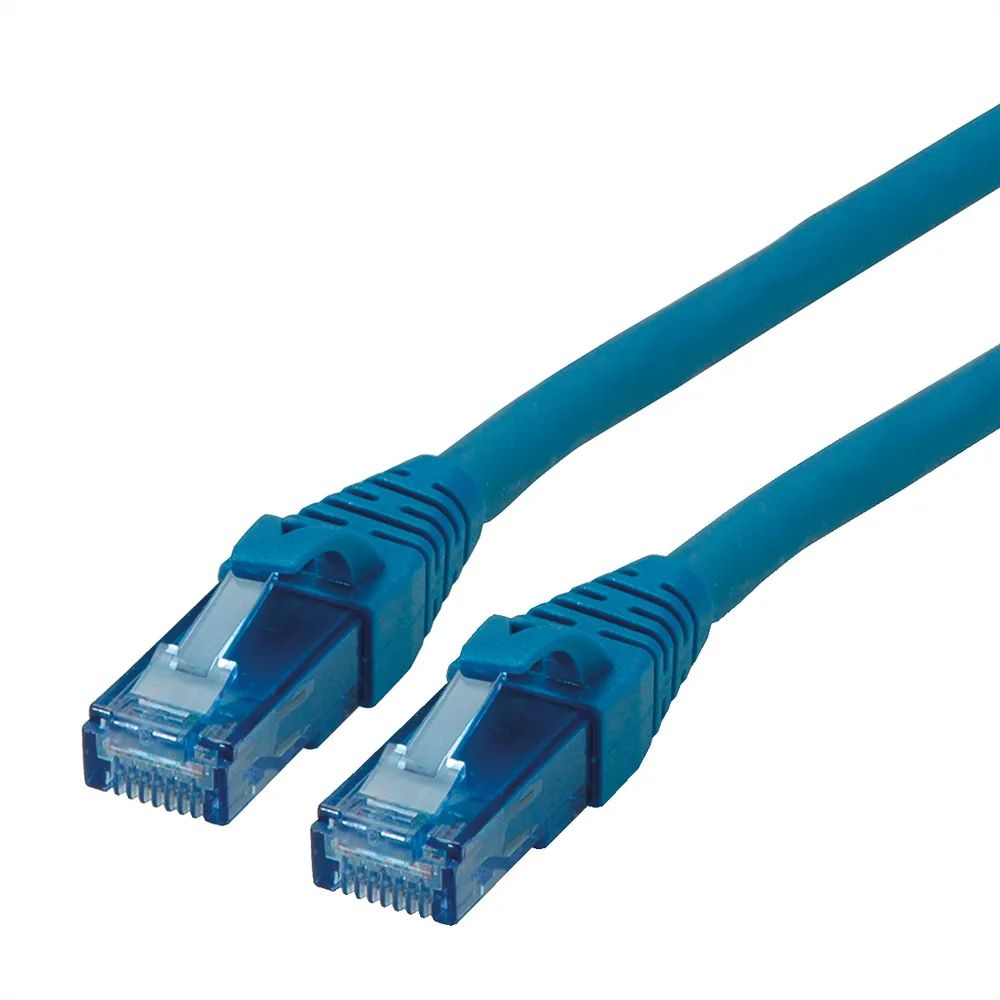 ROLINE Patchkabel Cat.6A UTP, Component Level, LSOH, blau, 0,5 m