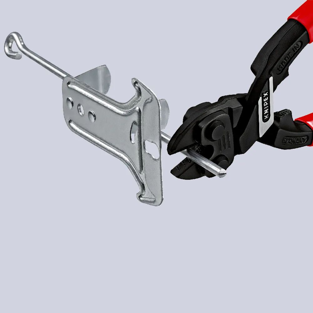 KNIPEX CoBolt® Kompakt-Bolzenschneider mit Kunststoff überzogen schwarz atramentiert 200 mm
