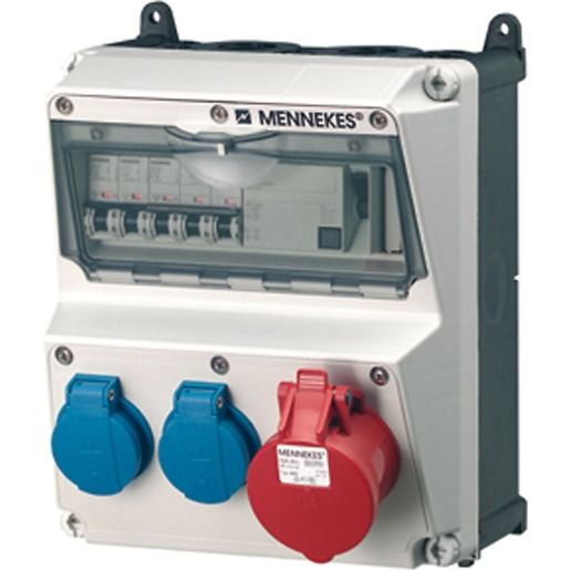 Mennekes STECKD.KOMB. 2XSCHUKO-1XCEE16A / MENNEK 920235 M.FI+AUTOMAT AM 920235