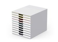 Durable VARICOLOR MIX 10 - Schubladenschrank - 10 Schubfächer - für ANSI A (Letter)