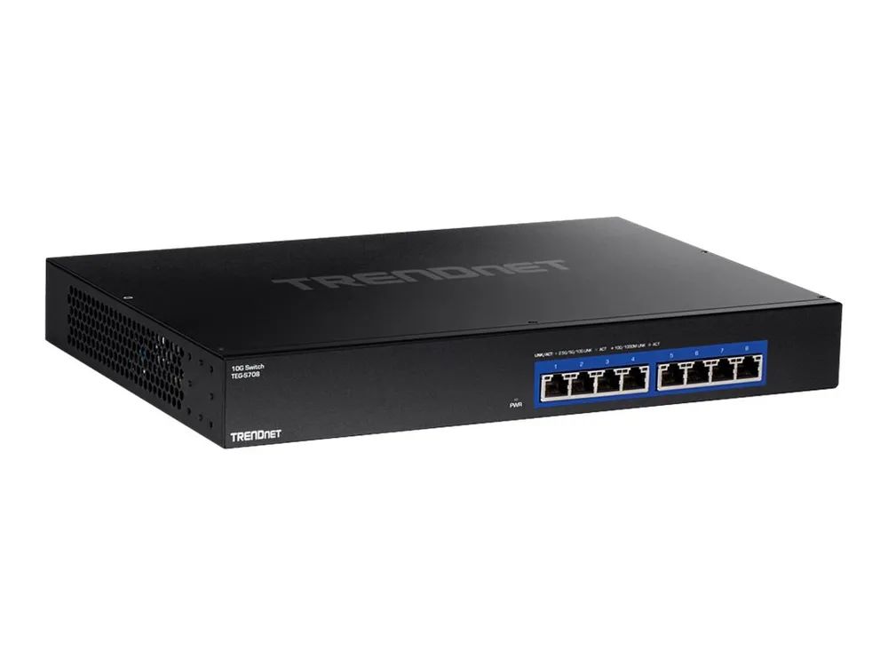 TRENDnet TEG S708 - Switch - 8 x 100/1000/2.5G/5G/10GBase-T