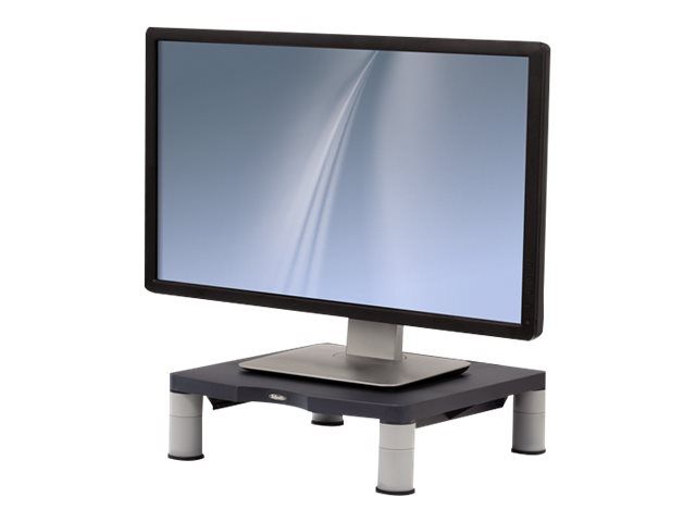 Fellowes Standard Monitor Riser - Aufstellung - für Monitor - Kunststoff - Graphite - Bildschirmgröße: 53.3 cm (21")