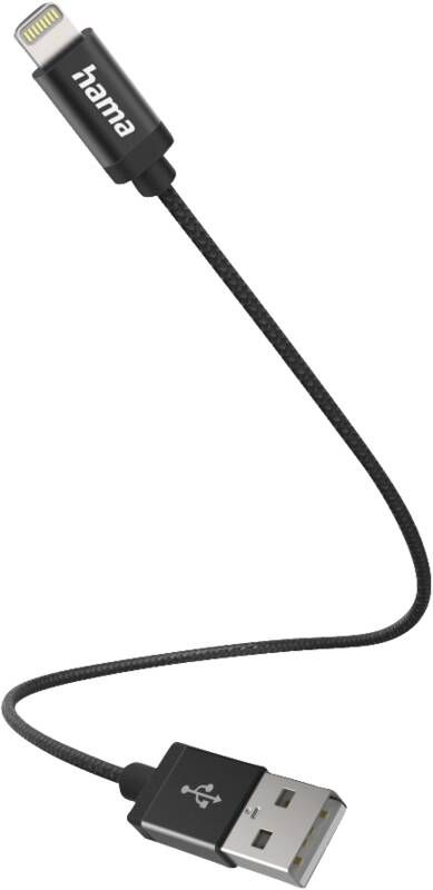 Hama USB-Kabel 201578 USB-Kabel,USB-A-Lightning,0,2m