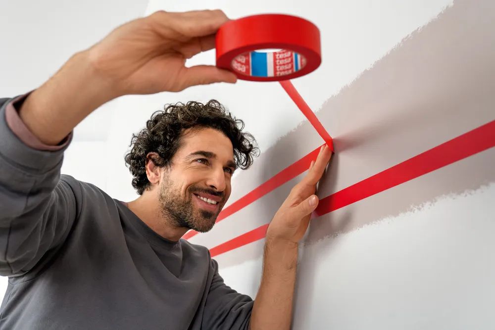 tesa® Malerband Excellent , rot, 19 mm x 50 m