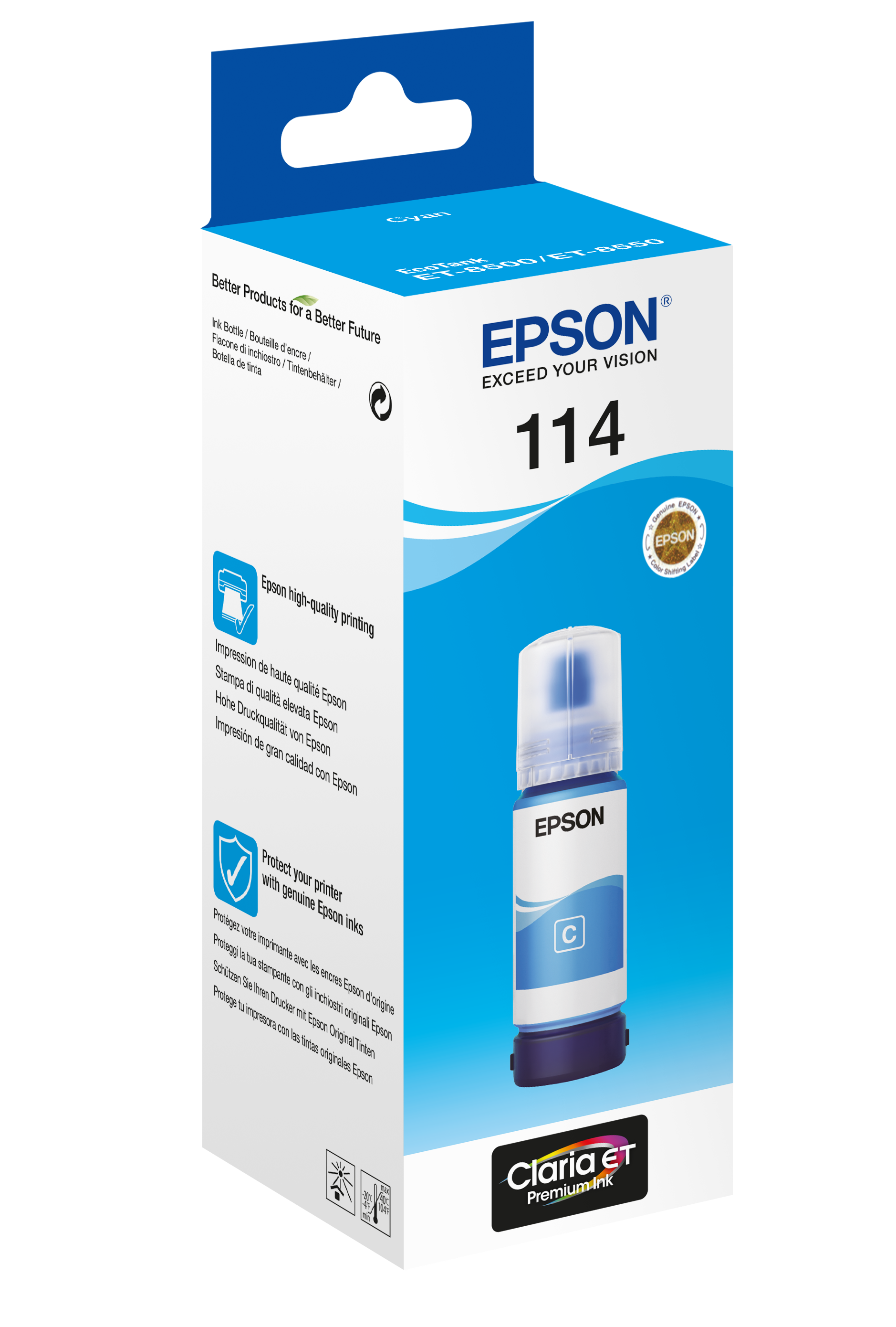 Epson EcoTank 114, cyan