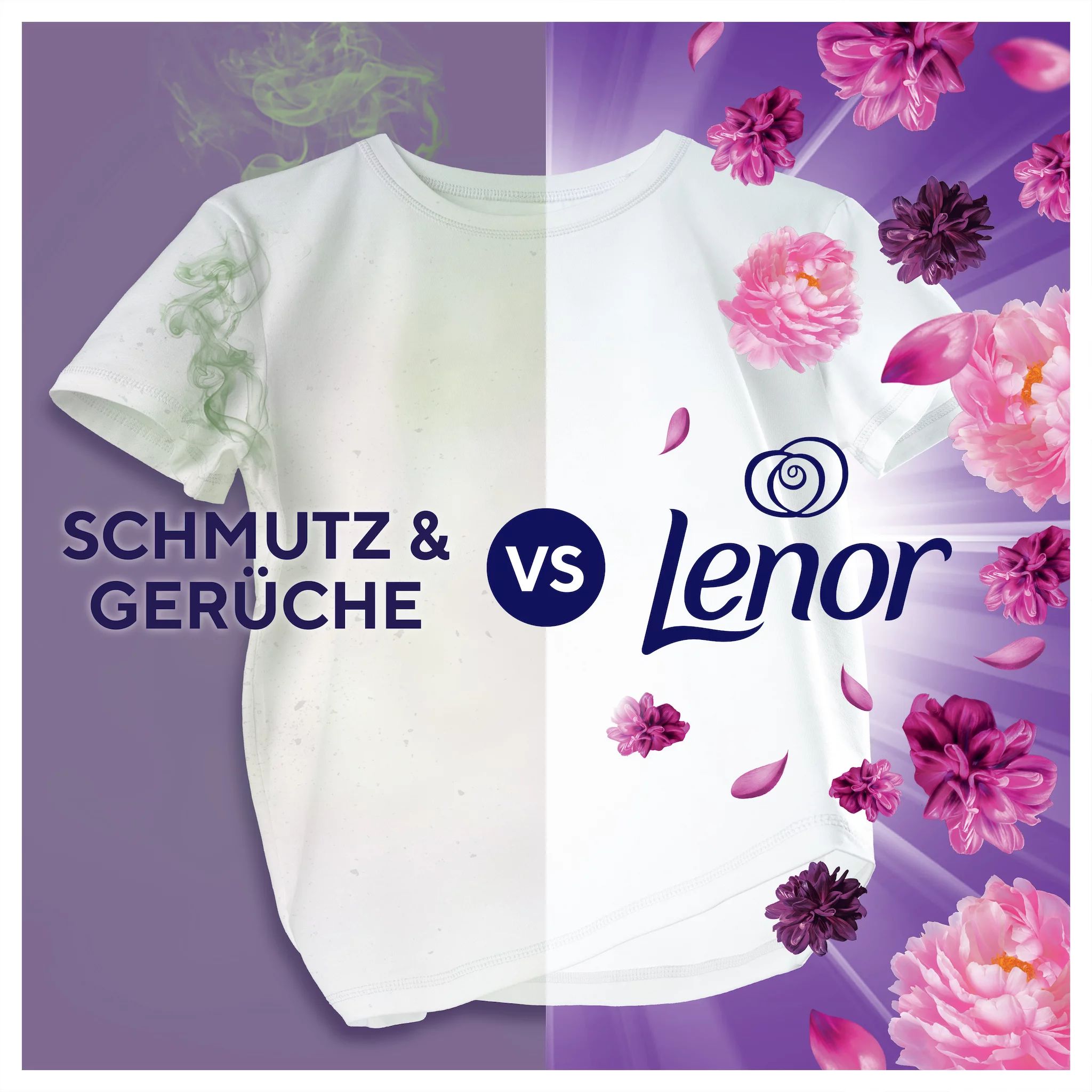 Lenor WM Flüssig Amethyst & Blütentraum 0,765l - 17WL
