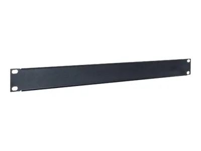 Intellinet 19" Blindabdeckung, 1 HE, schwarz - Blindabdeckung - Schwarz, RAL 9005 - 1U - 48.3 cm (19")