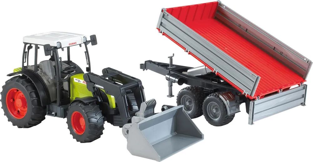 Bruder Claas Nectis 267 F mit FL und Anhänger - 3 Jahr(e) - ABS Synthetik - Mehrfarbig
