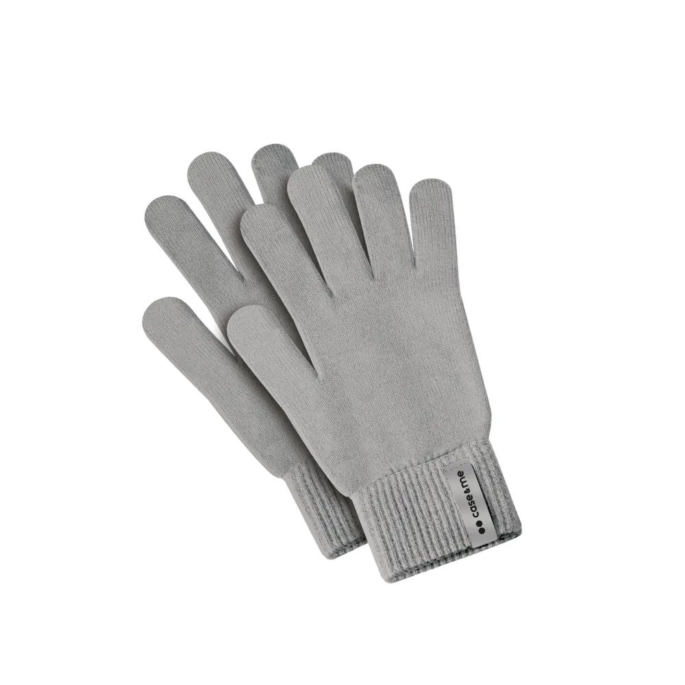 CASE&ME Touchscreen-Winterhandschuhe, grau