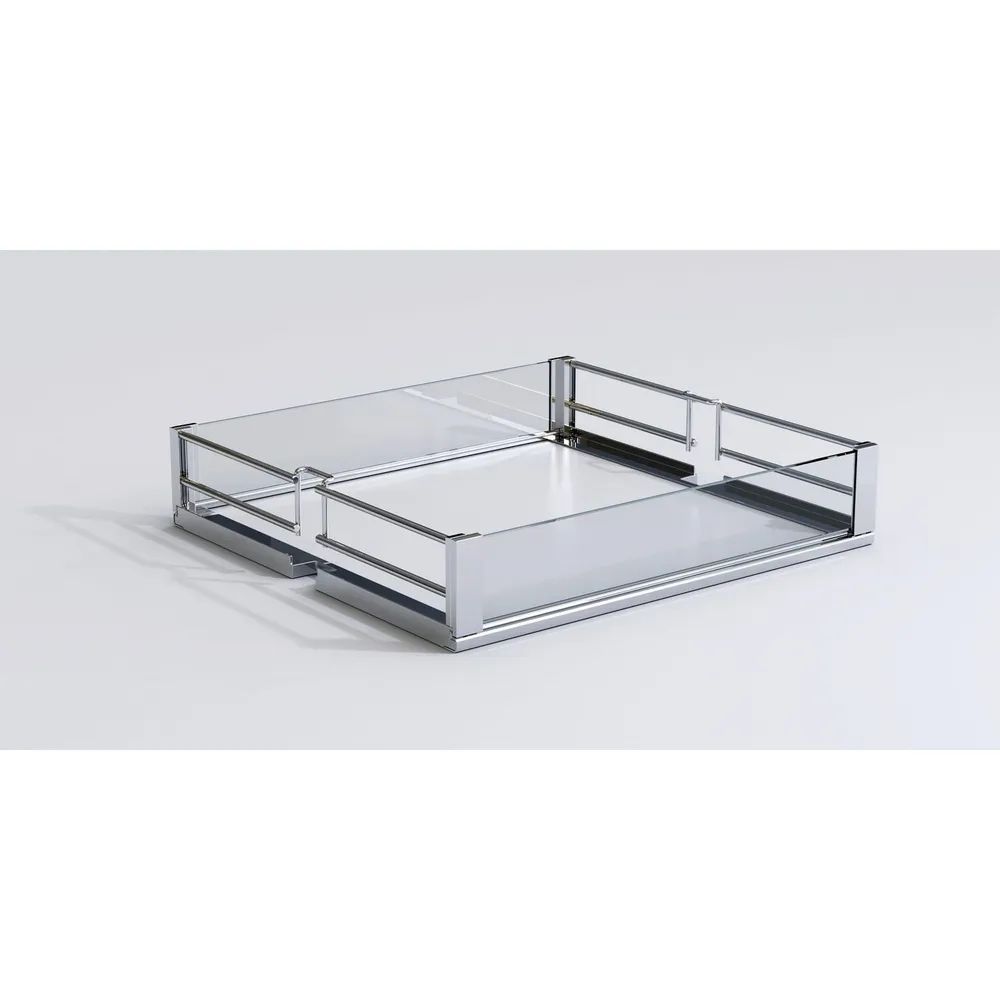 Vauth-Sagel VS TAL Larder Ablage Artline KB 300 mm Silber/Glas satiniert