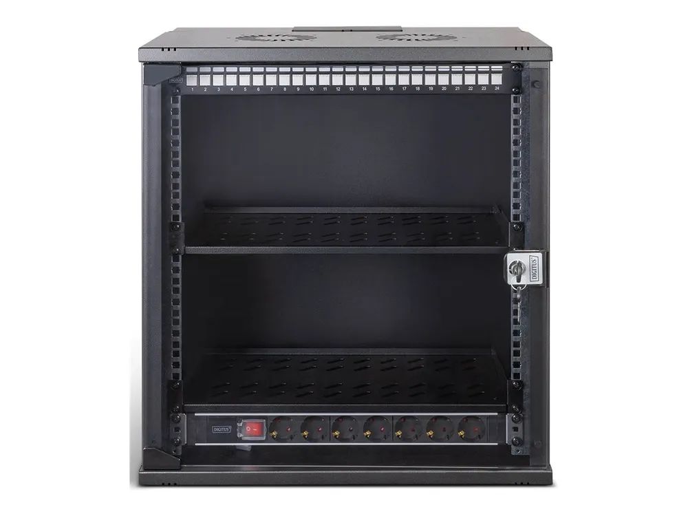 DIGITUS Netzwerk-Set SOHO Pro, 483 mm (19") - 12HE, 540 x 400 mm (B x T)