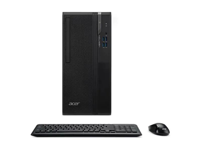 Acer Veriton S2 VS2720G - Mid tower - Core i3 i3-14100 / 3.5 GHz - RAM 16 GB - SSD 512 GB - UHD Graphics 730 - Wi-Fi 6E, Bluetooth 5.3, 1GbE - WLAN: 802.11a/b/g/n/ac/ax (Wi-Fi 6E)