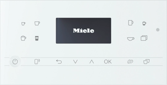Miele Stand-Kaffeevollautomat CM 6360 Lotosweiß CleanSteelMe
