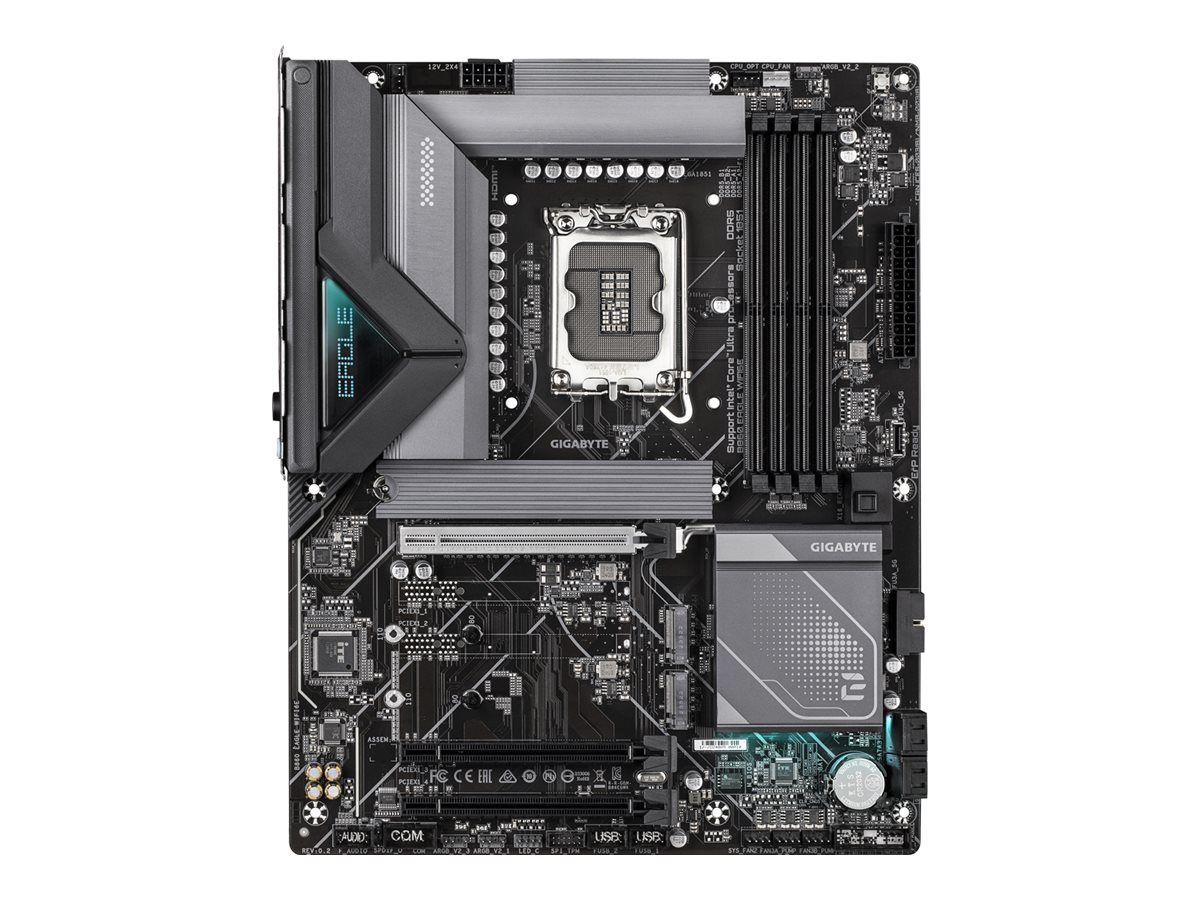 Gigabyte B860 EAGLE WIFI6E - Motherboard - ATX - LGA1851-Sockel - B860 Chipsatz - USB-C 3.2 Gen 2x2, USB-C 3.2 Gen 1, USB 3.2 Gen 2, USB 3.2 Gen 1 - 2.5 Gigabit LAN, Bluetooth, Wi-Fi 6E - Onboard-Grafik (CPU erforderlich)