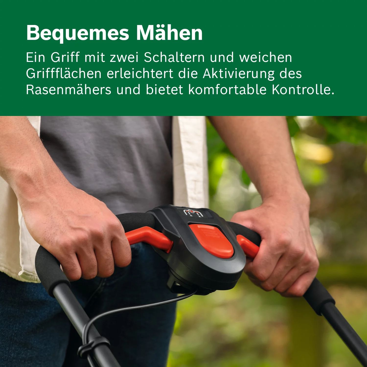 Bosch Rotak 18V2-38 Akku-Rasenmäher Kit