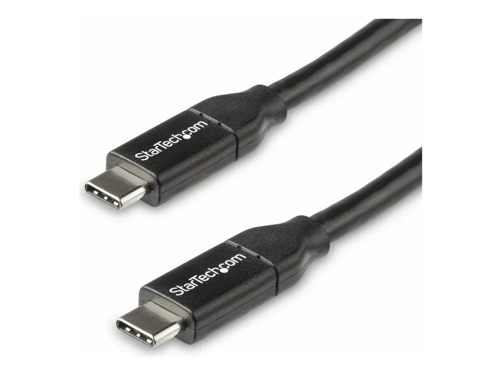 StarTech.com USB-C auf USB-C Kabel mit 5A Power Delivery - St/St - 50cm - USB 2.0 - USB-IF zertifiziert - USB Typ C Kabel - USB-Kabel - 24 pin USB-C (M)