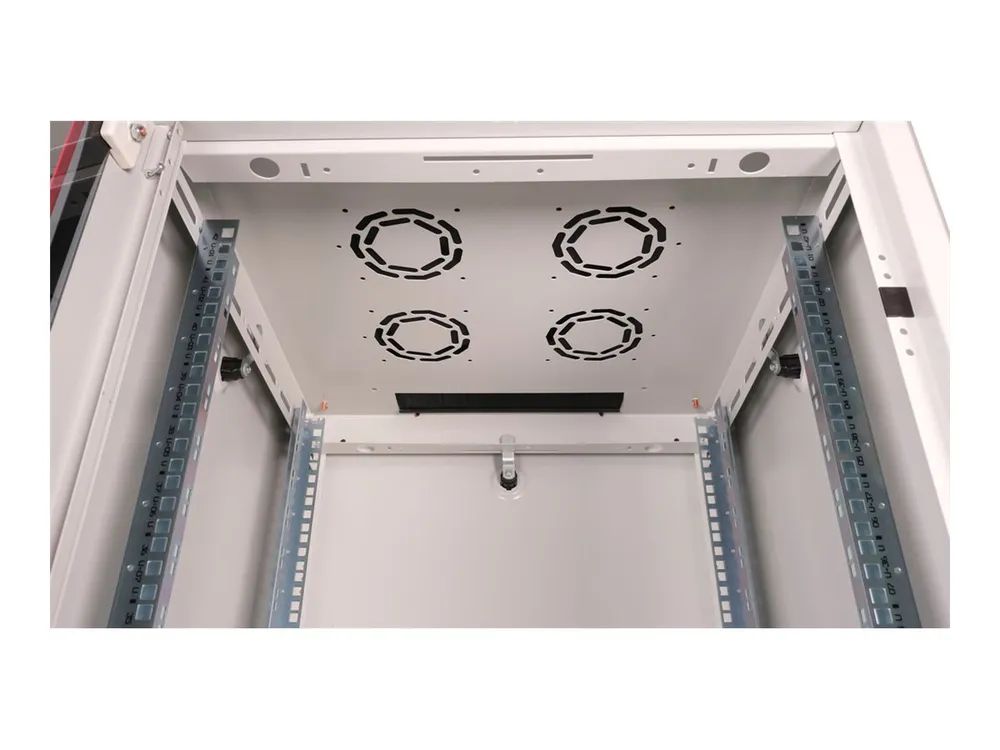 ROLINE Basic - Gehäuse Netzwerkschrank - mit Glastür, 600 x 600 mm (B x T)